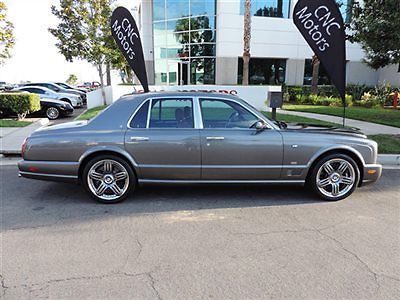 2009 bentley arnage t in tungsten / only 18,788 miles / mulliner / loaded