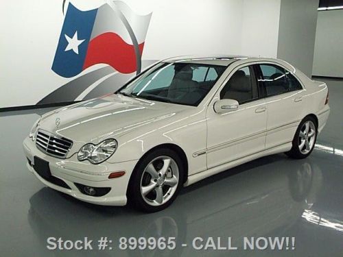 2006 mercedes-benz c230 sport sunroof power shade 65k texas direct auto