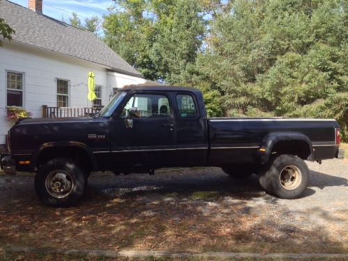 Find used 1993 DODGE RAM TRUCK W350 CUMMINS DIESEL 4X4 5 ...