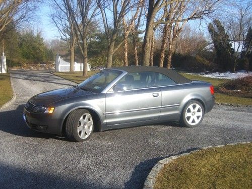2005 s4 convertible 6 speed manual transmission excellent condition