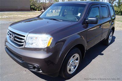 2012 honda pilot lx auto check certified one owner factory warranty
