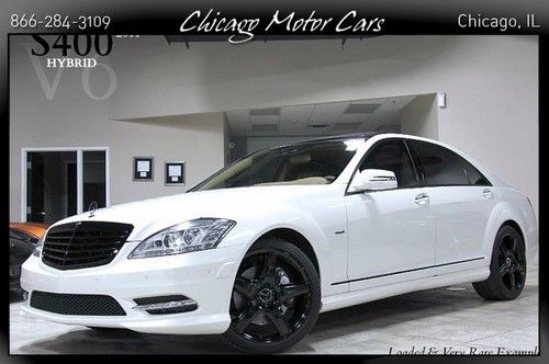 2011 mercedes benz s400 hybrid loaded! p2 premium night view pano roof sport 20s