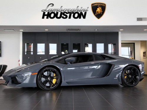 2012 lamborghini lp700-4 aventador grigio telesto larini exhaust only 1980 miles