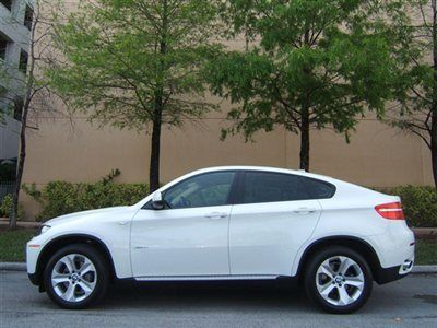 2012 bmw x6 3.5i white-tan