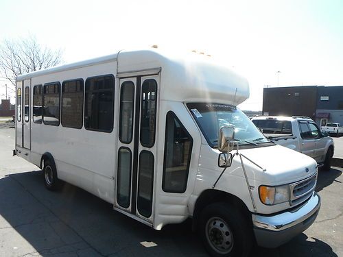 98 ford e-450 handicap bus wheel chair lift 14 passenger bus 77000 miles