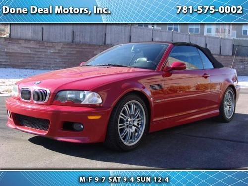 2002 bmw m3 convertible 6 speed manual very clean