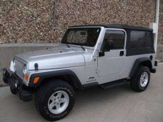 2006 jeep wrangler unlimited 4x4 2dr soft top-low miles-automatic
