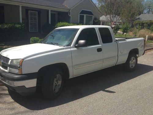 2005 4x4 chevrolet silverado 1500 ls extended cab pickup 4-door 5.3l