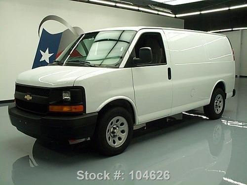 2013 chevy express 1500 4.3l v6 cargo van only 17k mi!! texas direct auto