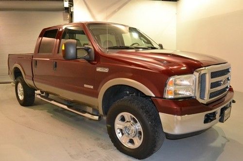 Ford f-350 lariat 4x4 v8 6.0l diesel auto cd leather heated great condition
