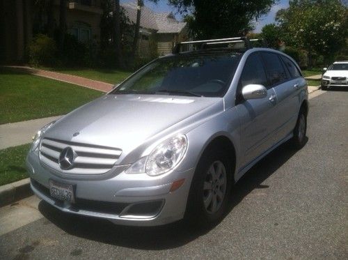 2006 mercedes benz r-350 silver, new tires and battery, ski racks