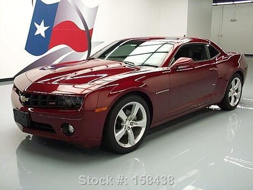 2011 chevy camaro 2lt rs auto leather sunroof hud 20k!! texas direct auto