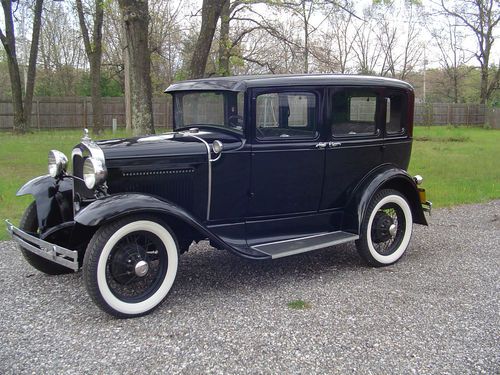 1930 ford model a sedan four door, original, model a ford  4 door, murray body