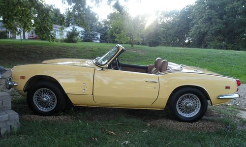 1969 triumph spitfire mk3 convertible and extras