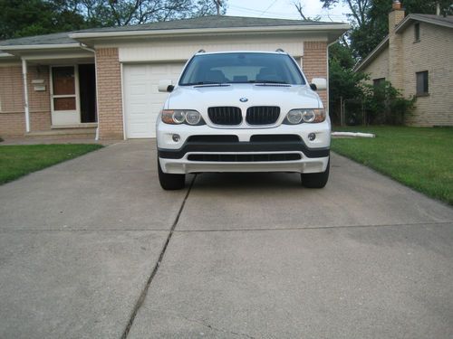 2005 bmw x5 3.0 alpine white facelift e53 (4.8is body bumper)