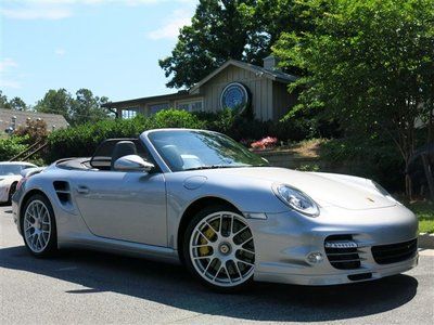 Turbo, s, turbo s, cabriolet, grey top, heated seats, navigation, xm, perfect
