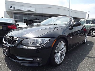 Black 335i convertible convenience package navigation sport package certified