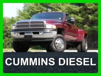 2001 dodge ram 3500 4x4 4wd extended cab dually 5.9l cummins diesel - no reserve