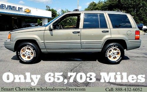 Jeep grand cherokee limited with only 65000 miles 1 owner carfax certified nice