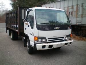 1997 chevrolet w4 12 ft. rack body with hydralic gate 89,000 0riginal miles