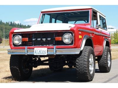 1970 bronco sport - 347 stroker, power disc brakes, power steering - fun truck!