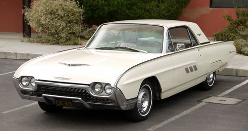 1963 ford thunderbird hardtop 390 4v automatic, 78k miles, corinthian white