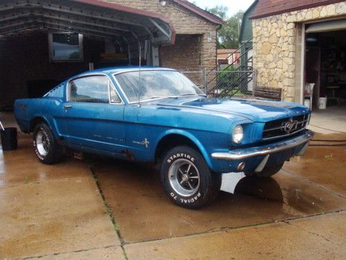 1965 ford mustang t code fastback 2+2 project car