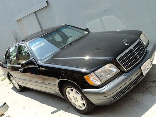1995 mercedes benz s320 black amazingly clean inside and out, second owner