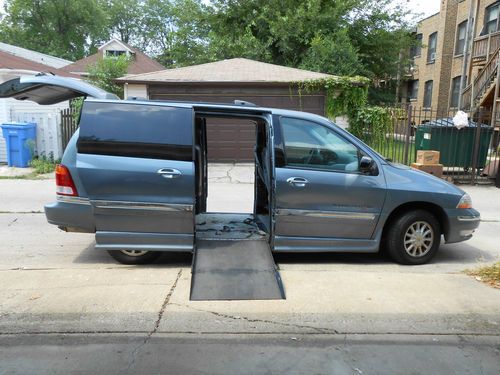 1999 ford windstar  wheelchair converted  with ramp ,tiedowns,lowered floor