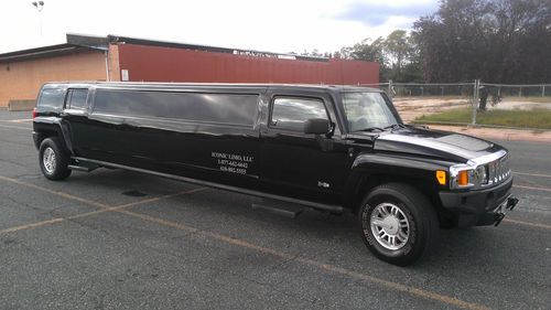 2007 hummer h3 140" stretch limo limousine 10/12 passengers only 67k miles