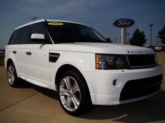 2011 fuji white land rover ranger rover hse gt loaded 5.0 v8 19"rims must see!
