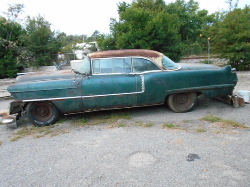 1956 cadillac coupe deville as - is rolling not running with title barn find