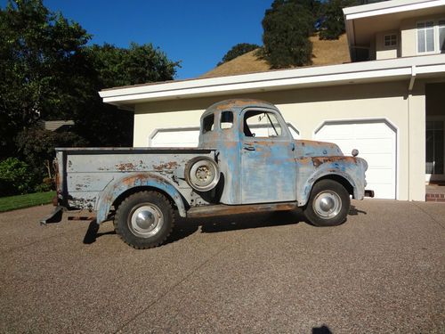 1952 dodge pickup 7 window pilot house truck original survivor runs/drives