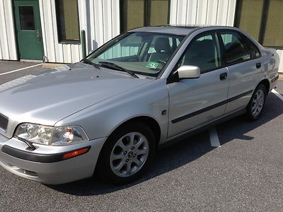 2002 s40 volvo 02 sedan a/c leather inspected cd non smoker no reserve