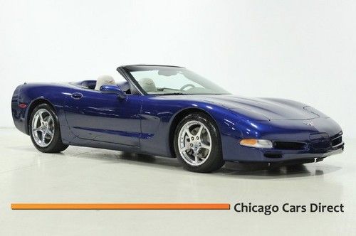 04 corvette c5 convertible commemorative magnetic ride  polished wheels head up