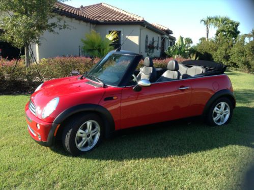 2005 mini cooper convertible automatic leather seats excellent condition