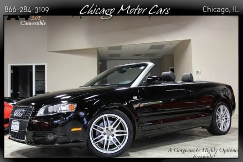2009 audi a4 convertible 2.0t special edition $46k + msrp navigation bose sound