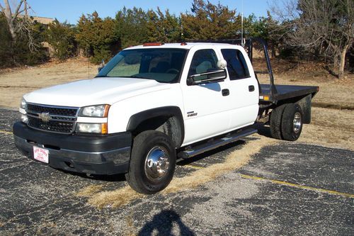 2007 chevrolet crewcab 3500 flat bed duramax ready to go anywhere