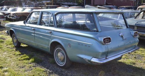 1965 dodge dart wagon 170 slant 6 3 speed manual mopar clear title