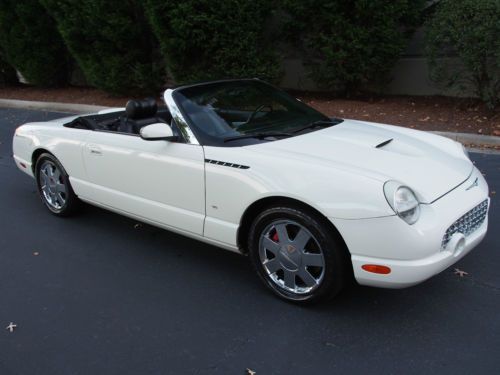 2003 ford thunderbird convertible 2-door 3.9l tbird hard top v8 no reserve