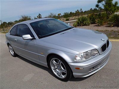 330ci coupe 3 series sport auto leather clean florida car carfax  financing