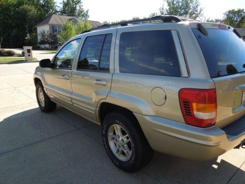 1999 jeep grand cherokee limited - champagne 4.0l  - lots of options!!