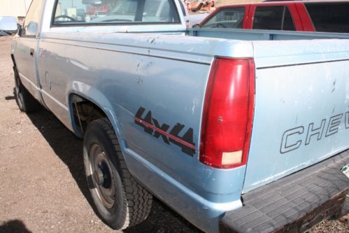 Used Cars Pueblo >> Find used 1991 Chevy 1500 4x4 Long Bed Light Blue 5 Speed ... Used Cars Pueblo >> Find used 1991 Chevy 1500 4x4 Long Bed Light Blue 5 Speed ...