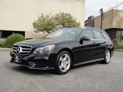 2014 mercedes-benz e350 4-matic sport wagon, only 3,785 miles, warranty, loaded
