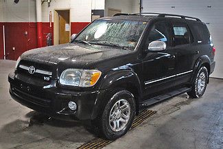2007 sequoia 79k loaded 4wd hitch roof rack 3rd row call us today 201-568-5200