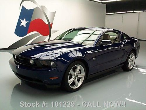 2010 ford mustang gt premium 5-speed leather shaker 13k texas direct auto