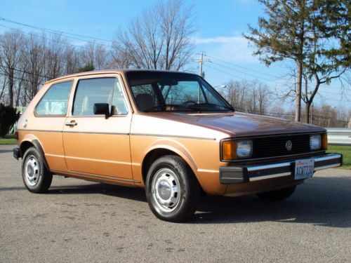 1982 volkswagen vw rabbit diesel, rust-free texas car, pristine and amazing