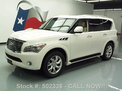 2011 infiniti qx56 theater sunroof nav dvd 20&#039;s 38k mi texas direct auto