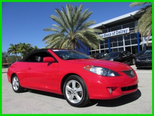 06 absolutely red solara sle 3.3l v6 convertible *leather sport seats *fl