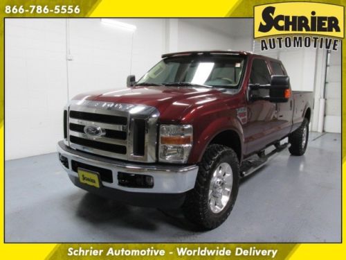 2009 ford f-350 srw super duty lariat crew cab hitch receiver 4x4 bed liner
